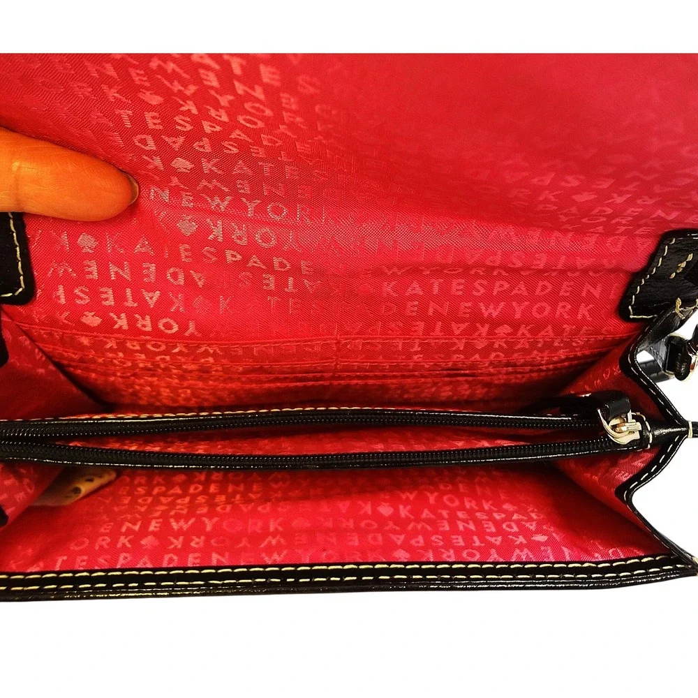 Kate Spade New York Wellesley Natalie‎ Convertible Clutch Crossbody Bag Black